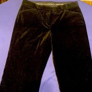 Express Design Studio Editor Black Velvet Trouser, Size 8